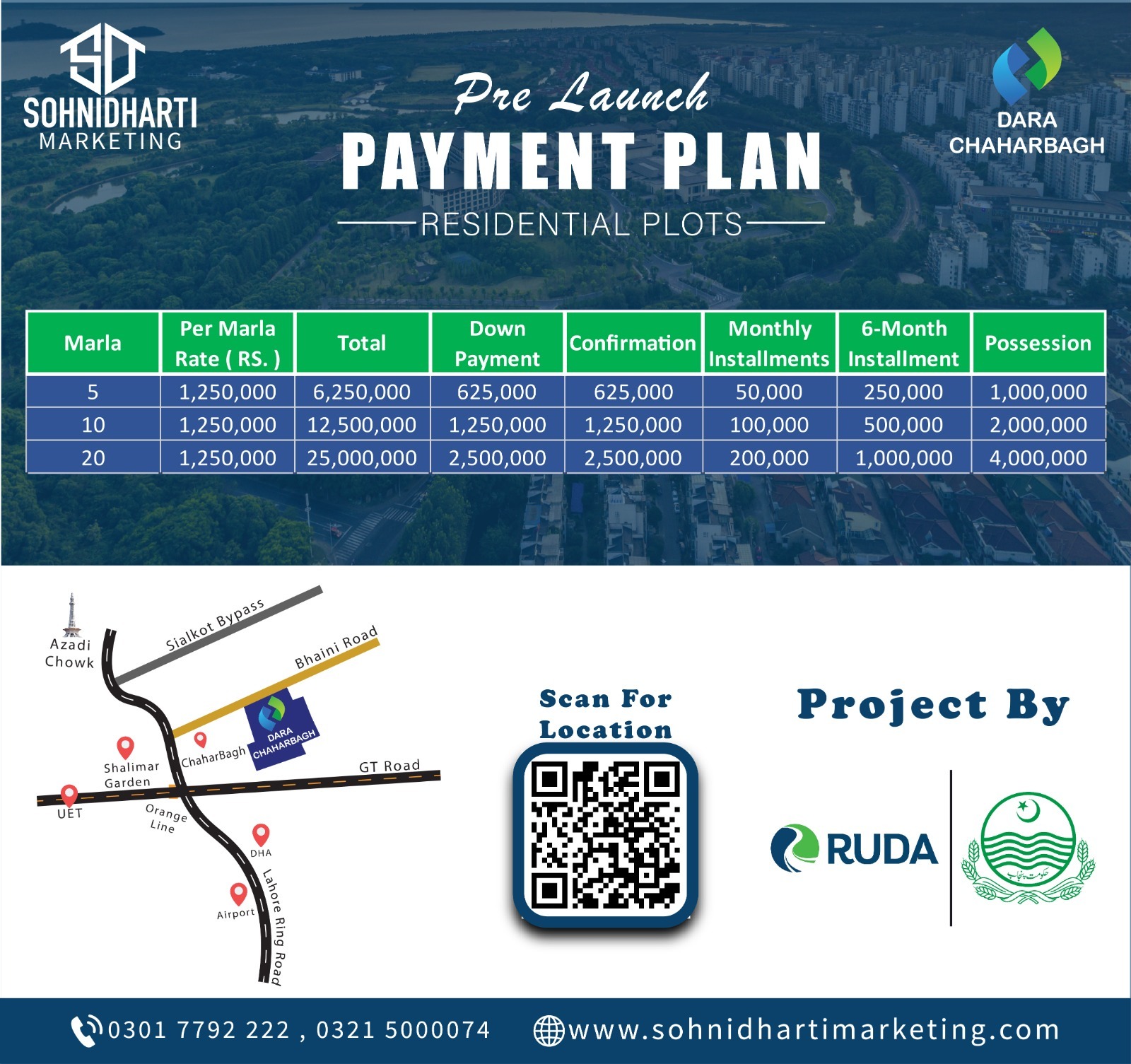 Dara ChaharBagh Payment Plans